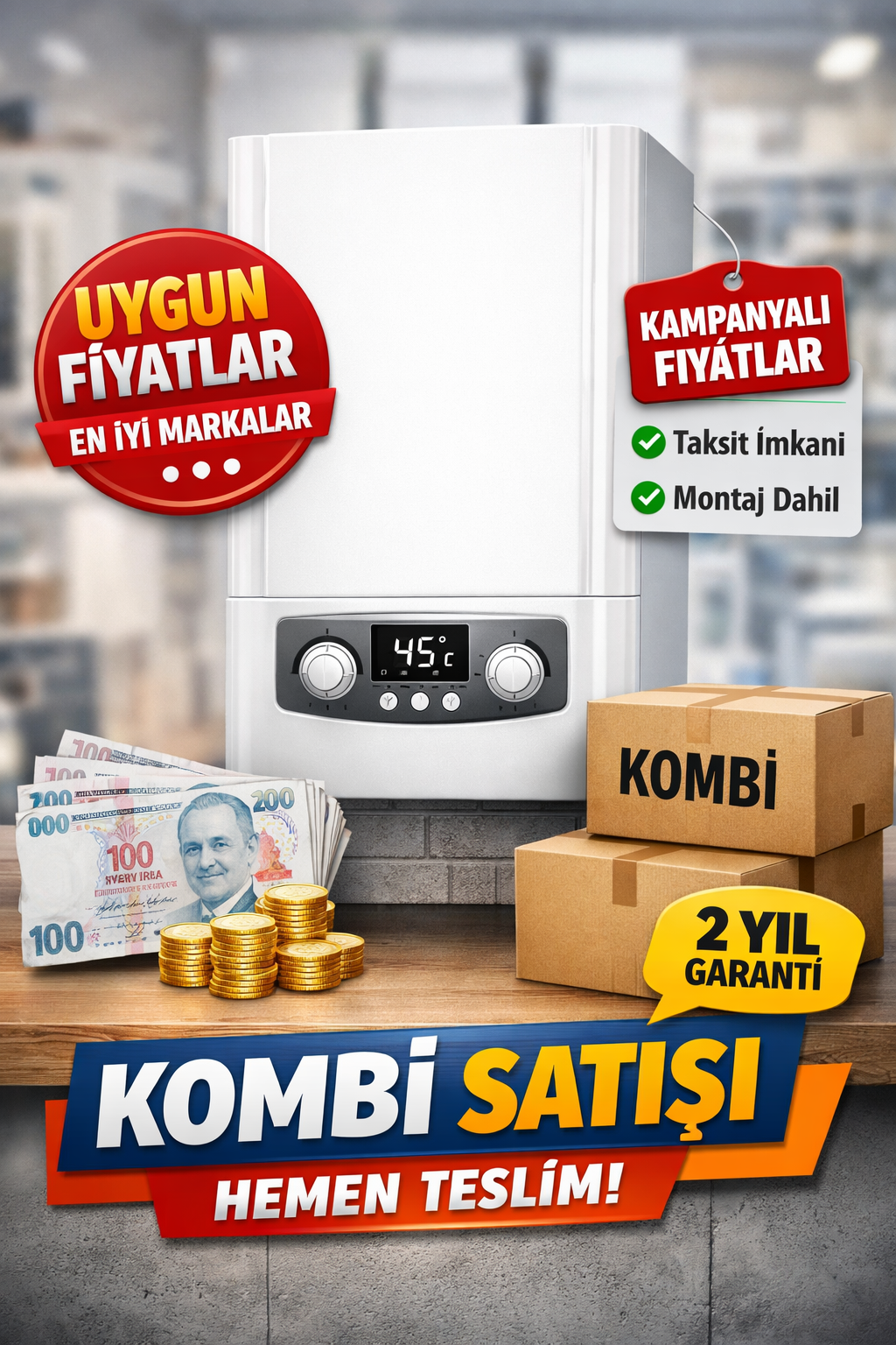 Bayrampaşa Kombi Satışı